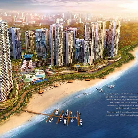 Wind Serenity At Country Garden Danga Bay With 2Carparks Foc Netflix Access And Youtube Premium 3Beds3Bath For 6-13Pax By Minshuku Johor Bahru Exterior photo